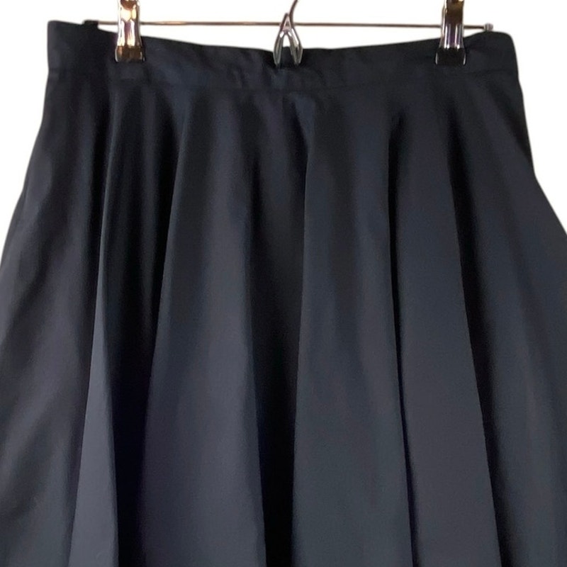 Hell Bunny Paula 50's Skirt Size M Black Swing New With Tags — image 2 of 7